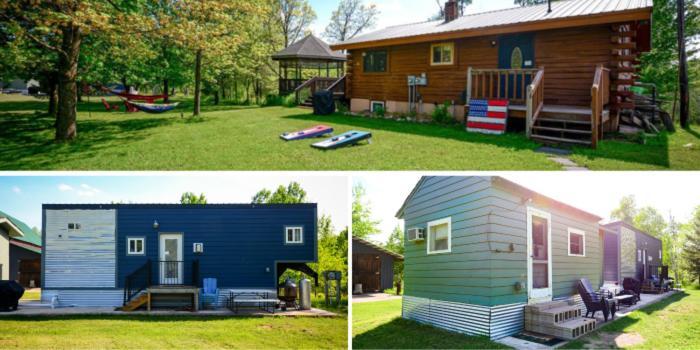 Cozy Cabin With Hottub At Cloverdale Cabins Hinckley Eksteriør bilde